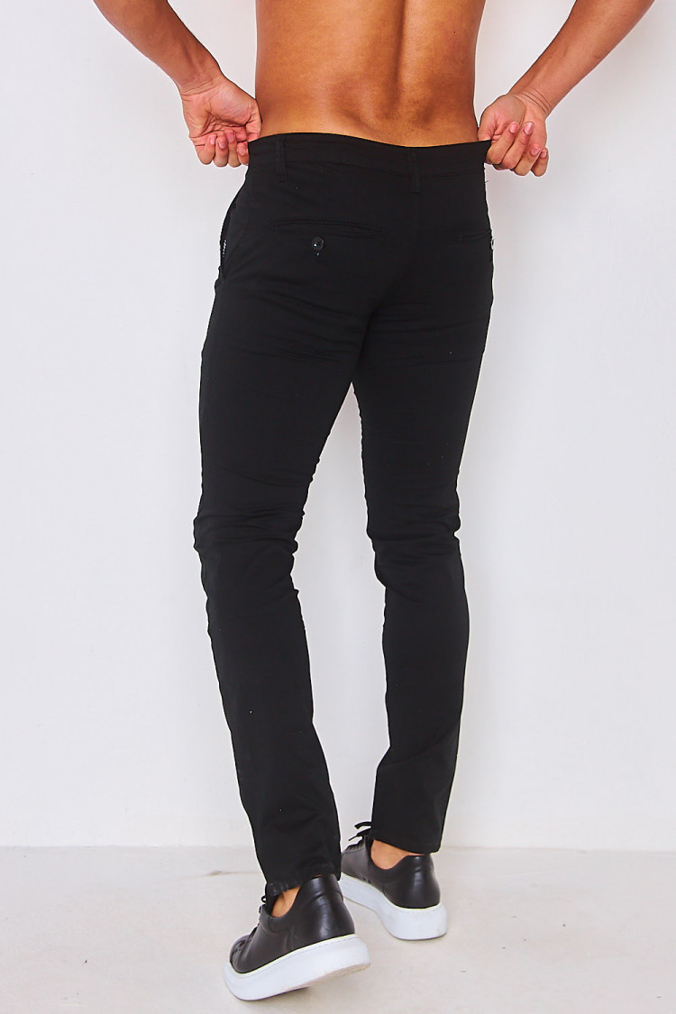 Pantalon chino noir