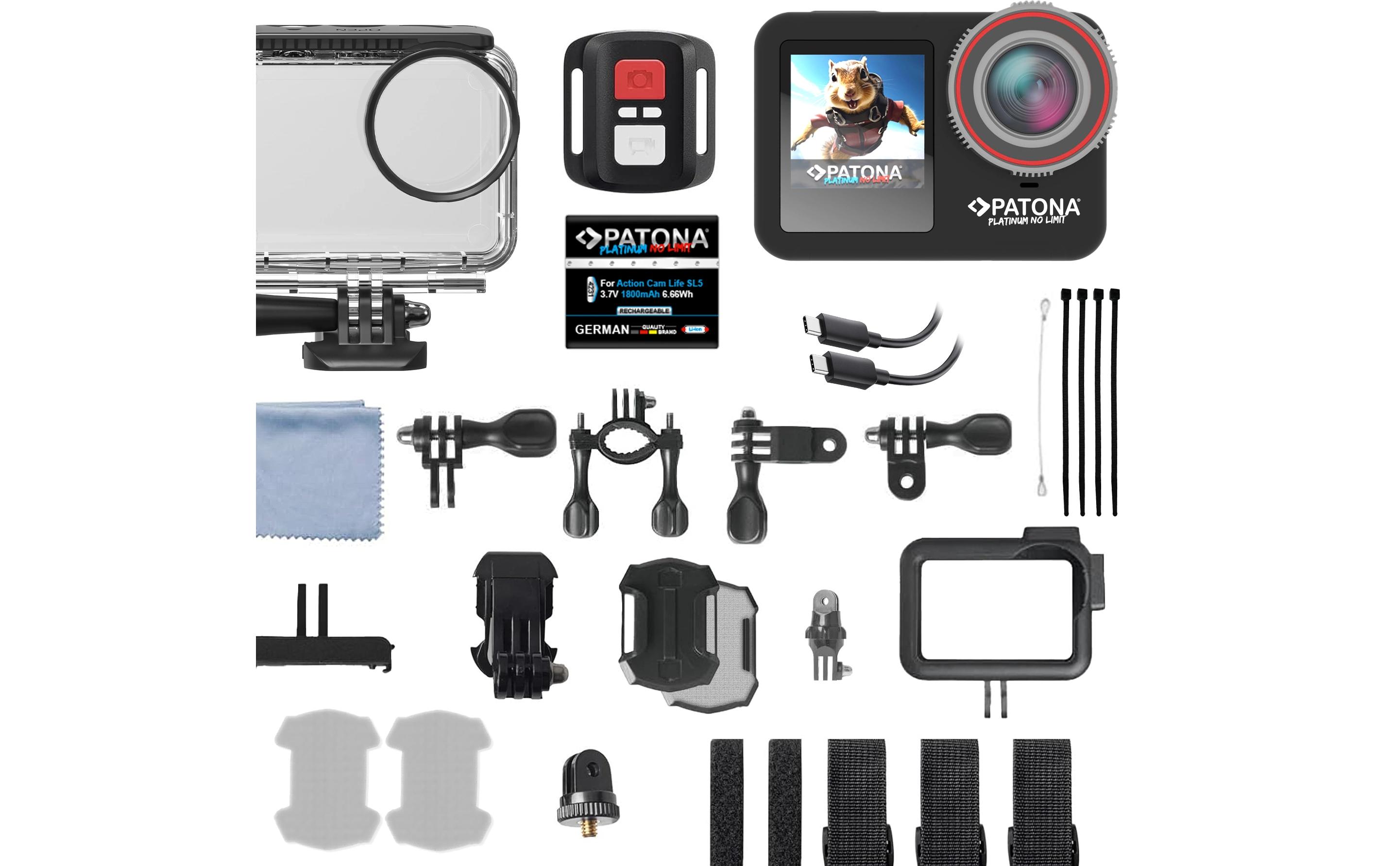 Actionkamera Platinum Life SL5<br>6K Actionkamera mit APP-Steuerung