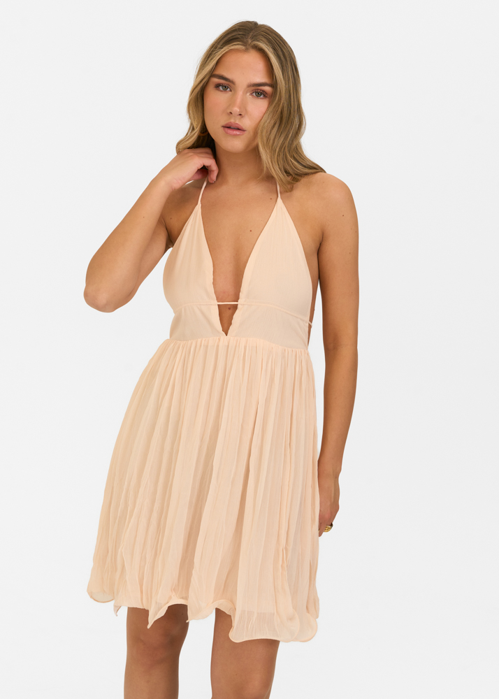 Aylin jurk beige