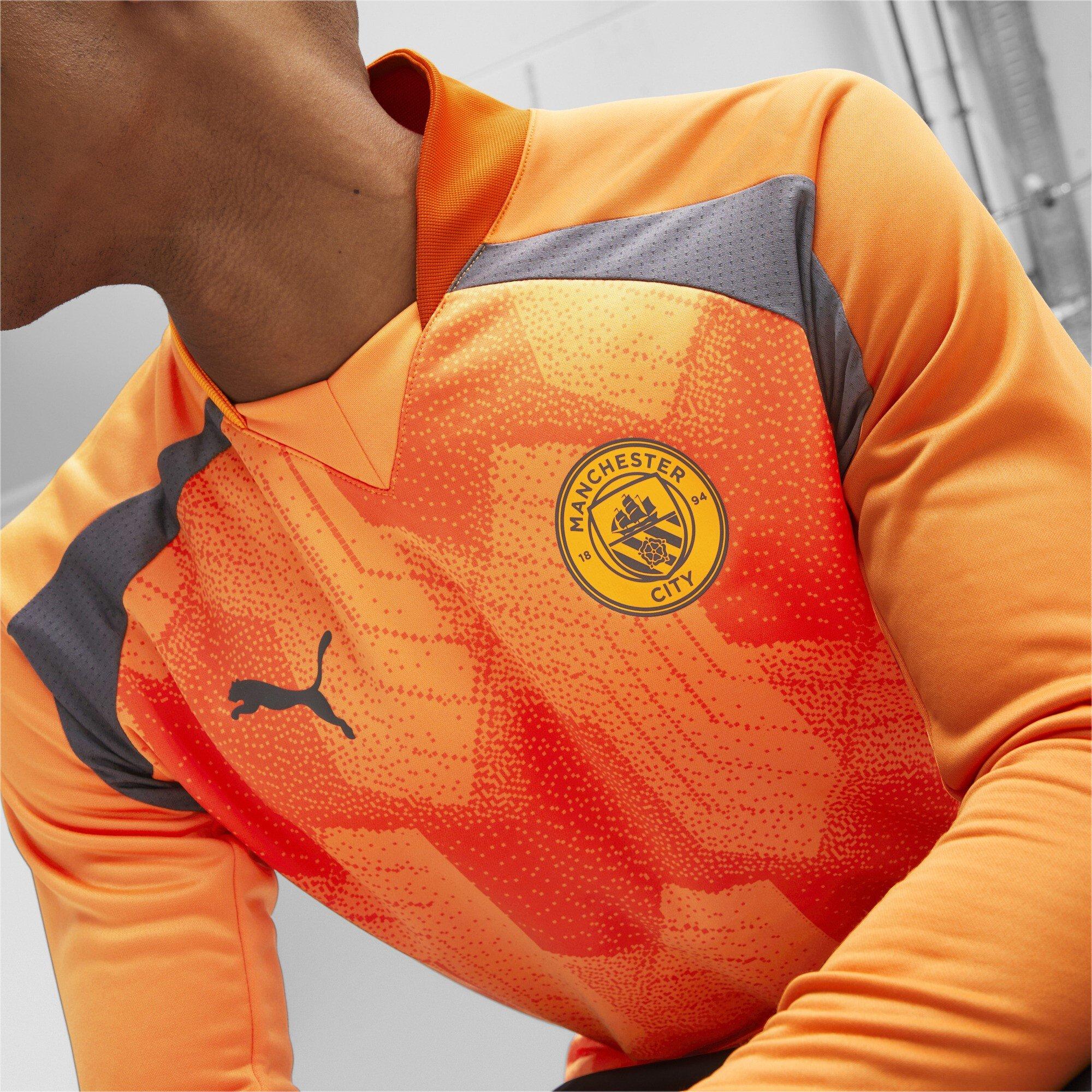 Puma Manchester City Pre Match Sweat T shirt 2023 2024 Adults