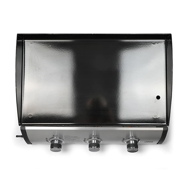 Plancha 3 brûleurs à gaz Livoo