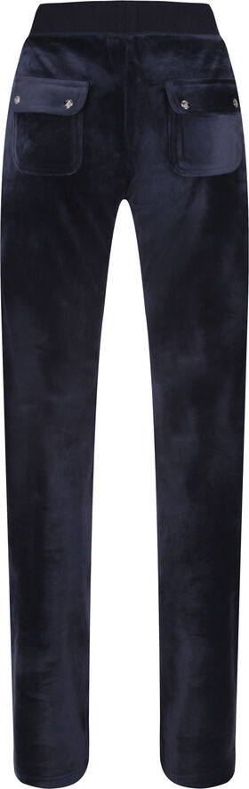 Juicy Couture Del Ray Classic Velour Pant Pocket Design Night sky