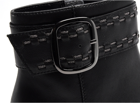 Fugitive boots bottine talons femme girofle noir
