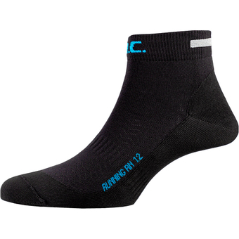 P.A.C. RN 5.2 Running Reflective Pro Short Socken Black-cyan Herren