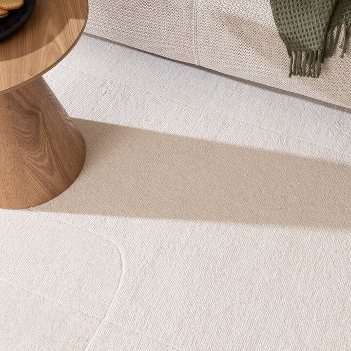 Wollen vloerkleed - Giselle Abstract Wit