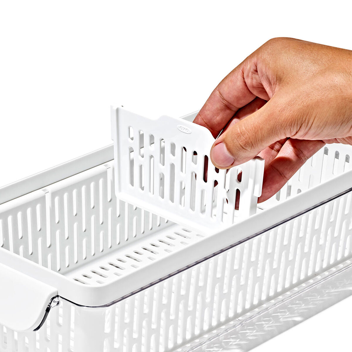 OXO Produce Saver grønnsaksbeholder (lang)