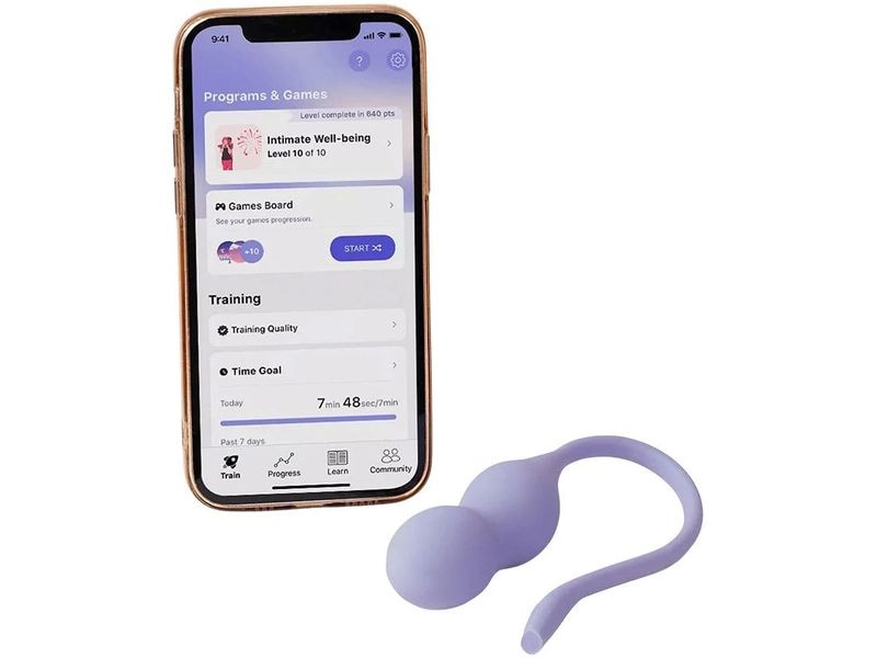 Perifit Kegelübungstrainer, Flieder Kegel-Trainer für einen stärkeren Beckenboden
