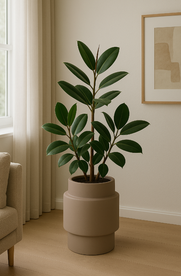 Plantenpot Billund S taupe Ø40 x H50 cm