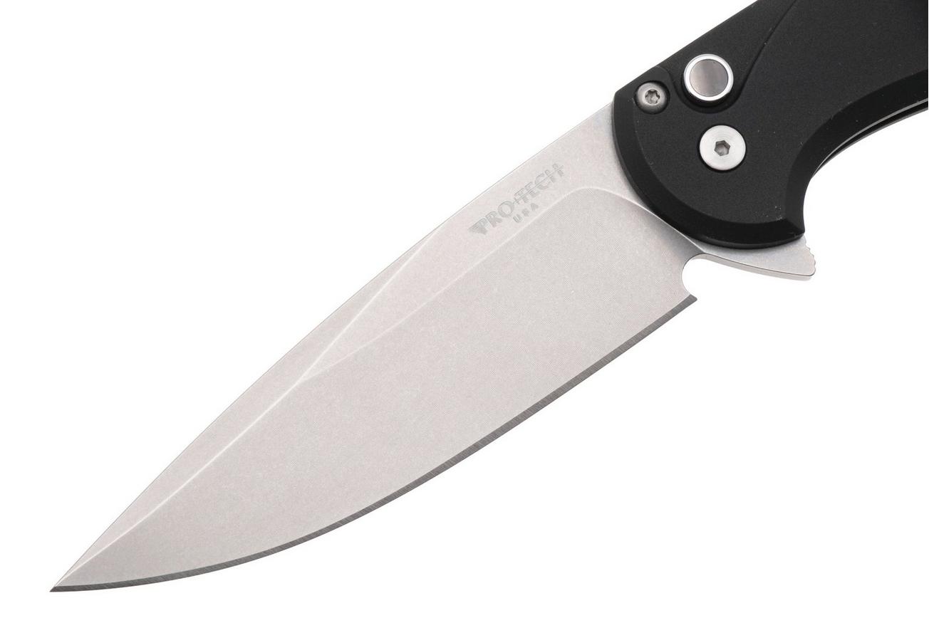 Pro-Tech Cambria 2 CF2101-LTD-TC-RED, Stonewashed CPM MagnaCut, Black Aluminum Techno Carbo Red Inlay, zakmes