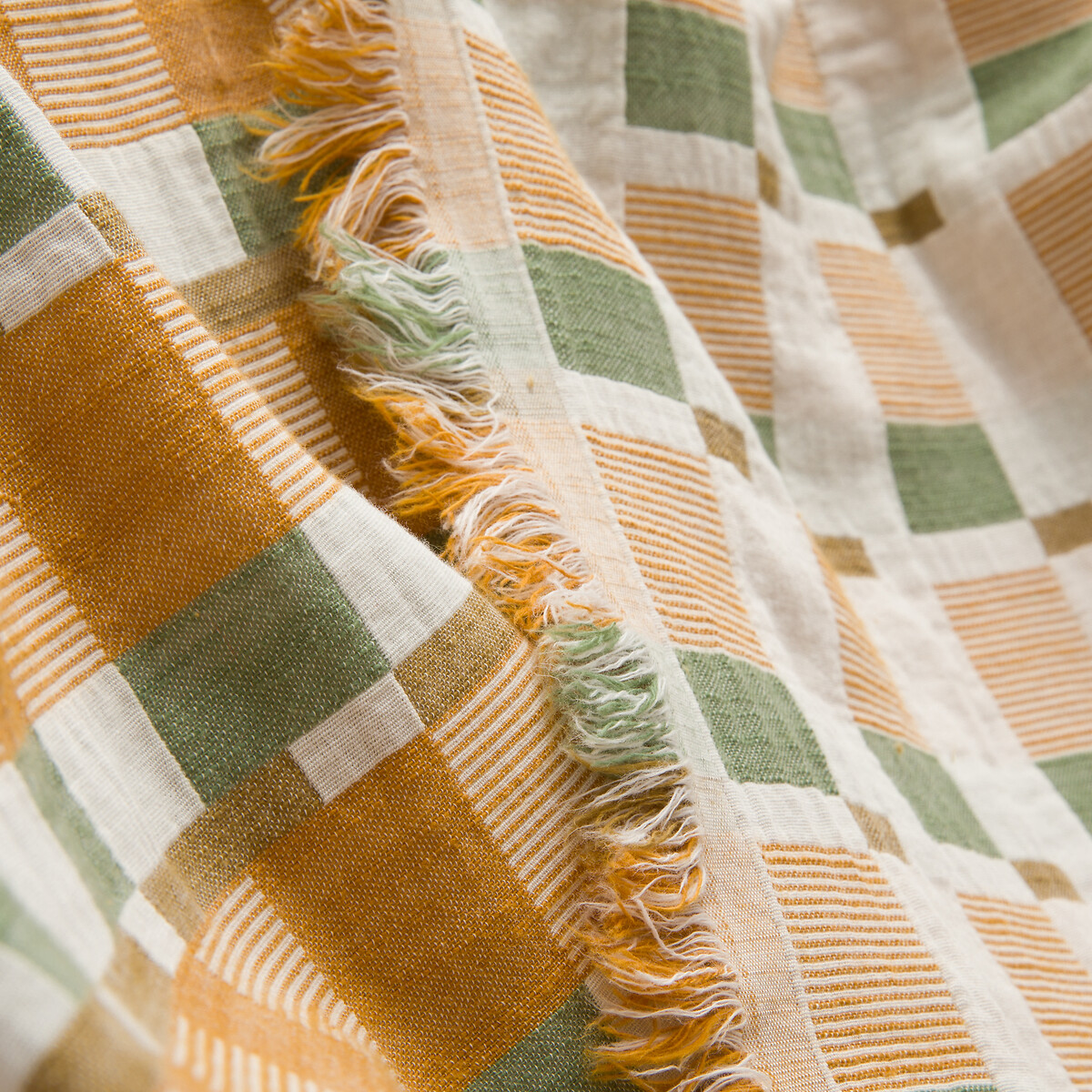 LA REDOUTE INTERIEURS<br>Lança em jacquard com motivos geométricos, Virna