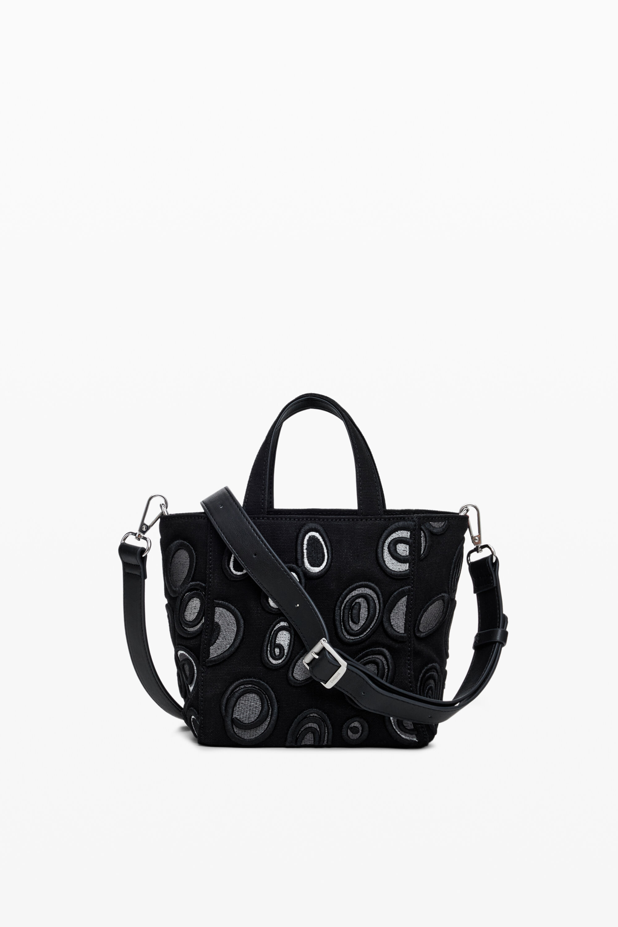 Saco de nylon com círculos