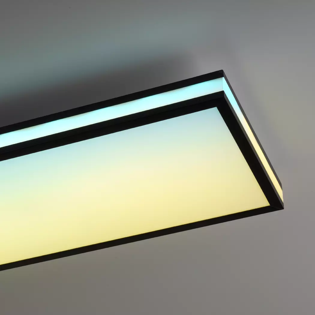 LED-Deckenleuchte Mario Black