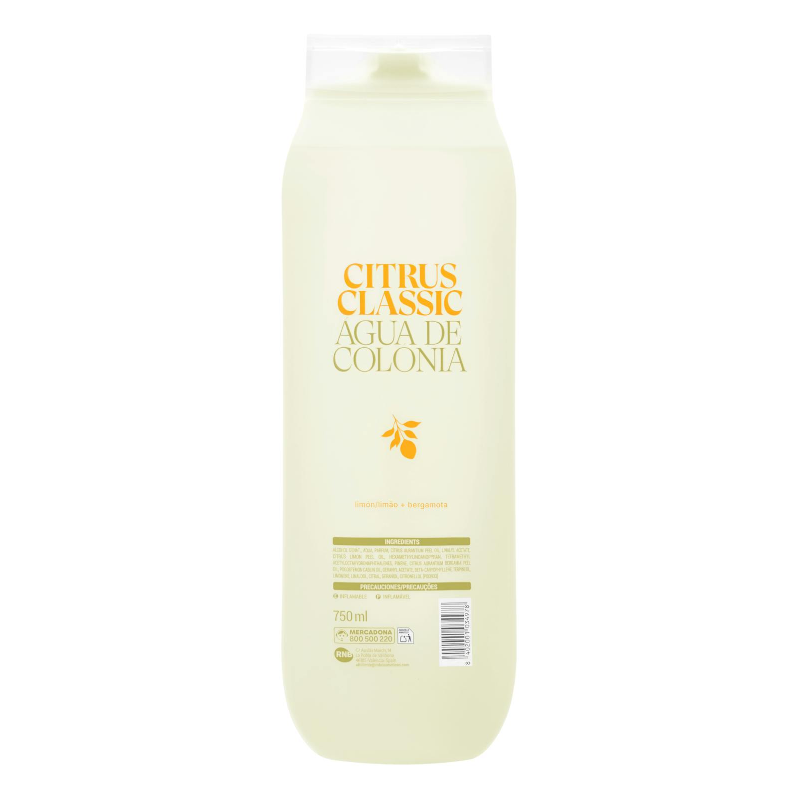 Eau de Cologne Deliplus Citrus Classique