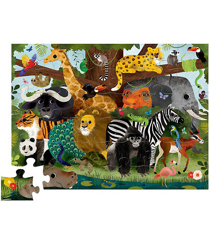 Crocodile Creek Puzzlespiel - 36 Teile - Jungle Friends