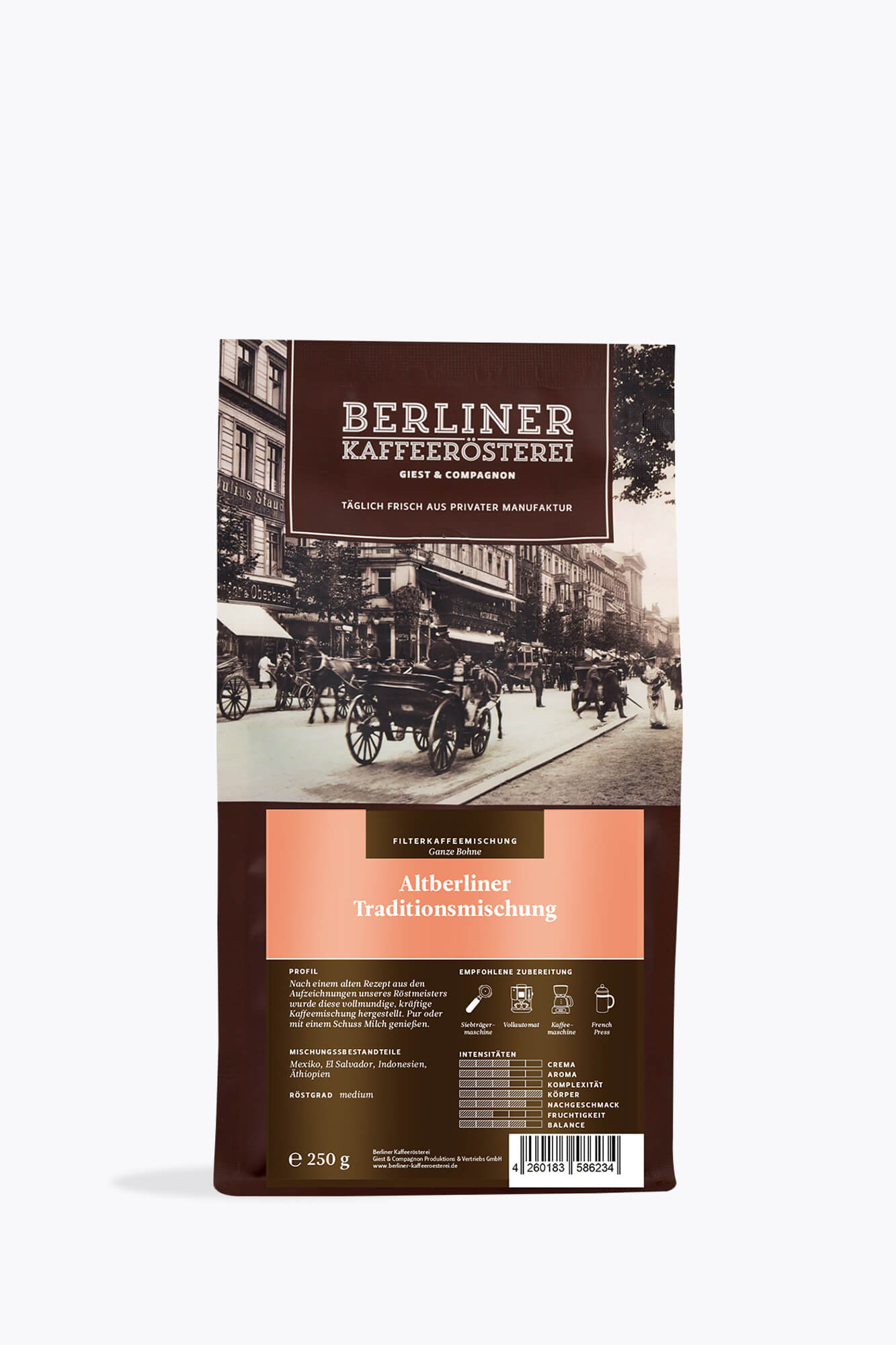 Berliner Kaffeerösterei Altberliner Traditionsmischung