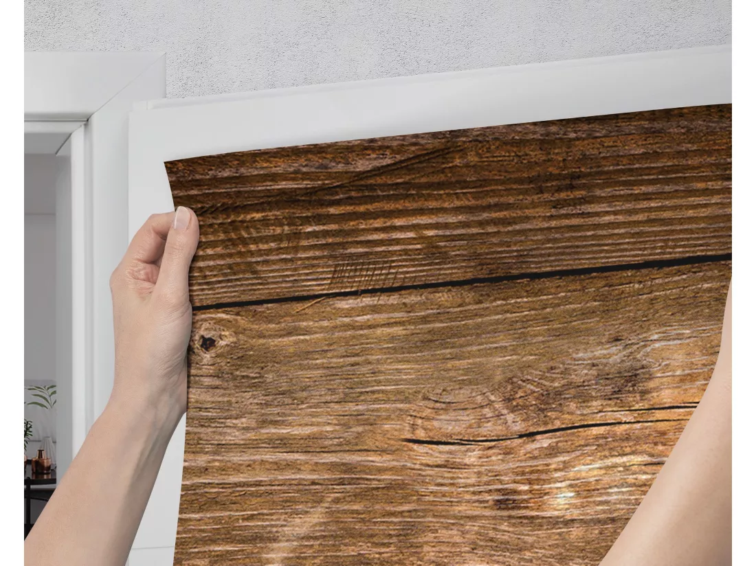 Stickers décoratifs pour portes intérieures - Parquet 85x205 cm