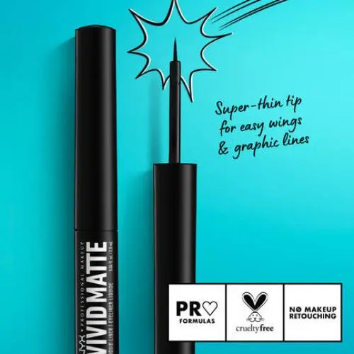 Vivid Matte Liquid Liner Black