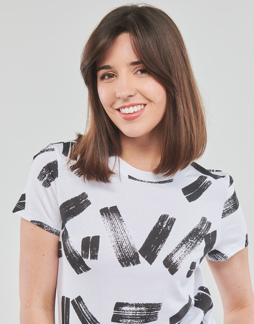 Desigual - TS_GLASGOW - Blanc / Noir