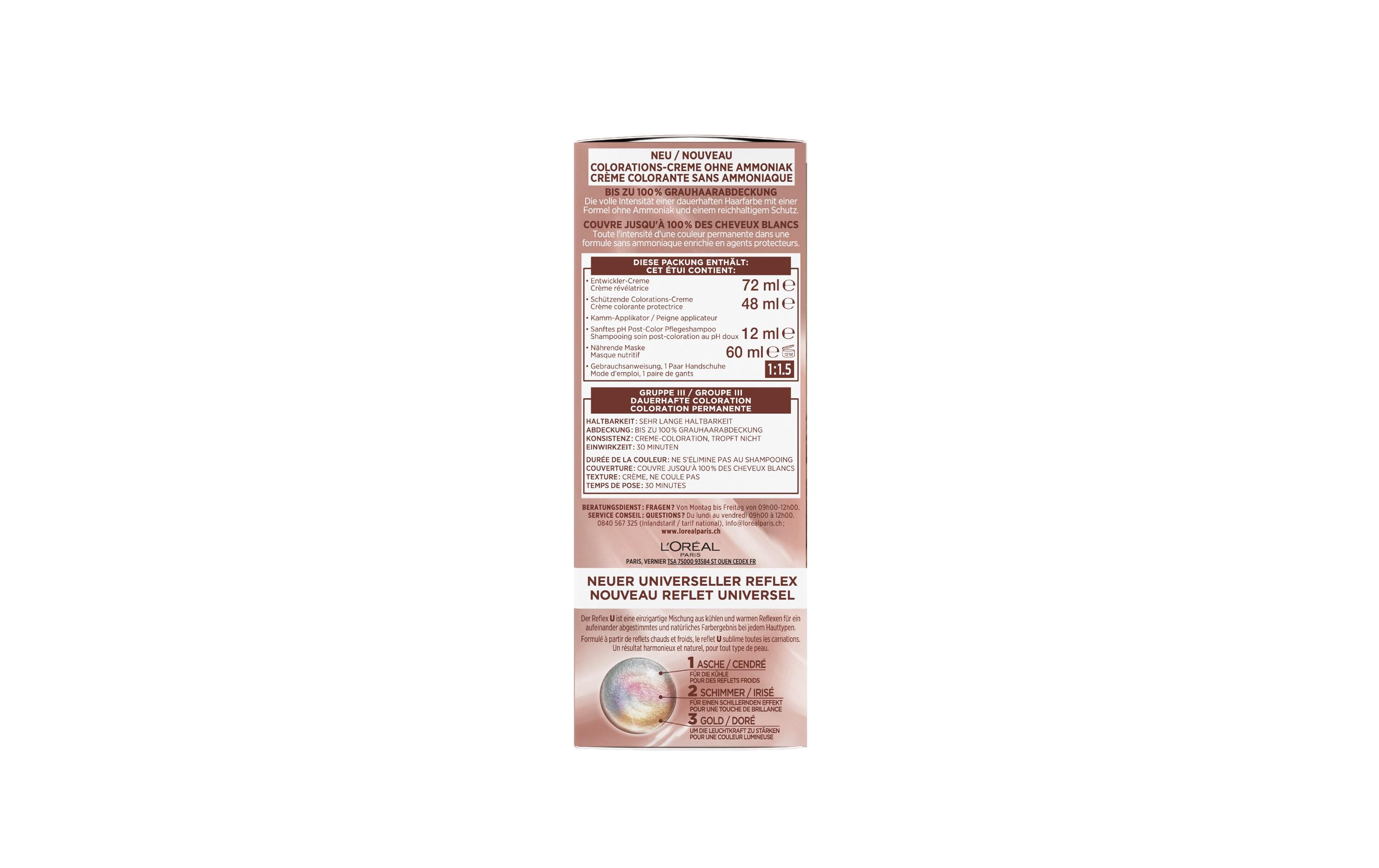 Haarcoloration Ex Crème Nudes 7U Universelles BlondHochwertige Coloration für die Haare