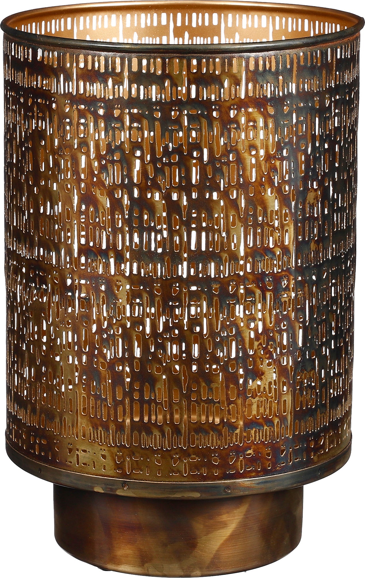 Mica Decorations waxinelichthouder Harmony goud D 20,5 H 30,5 cm
