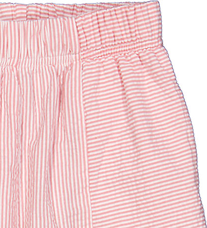 Müsli Hosen - Seersucker Stripe - Spülung Cream/Kaugummi
