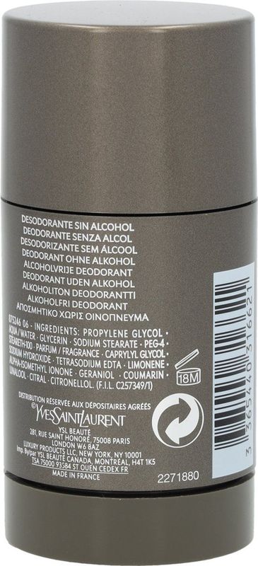 YSL - L'Homme - Deo Stick - Alcoholvrij - 75 ml