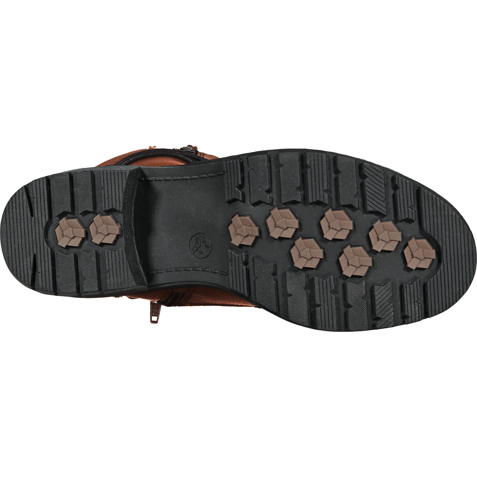 Jana Damen Stiefeletten rotbraun, 41