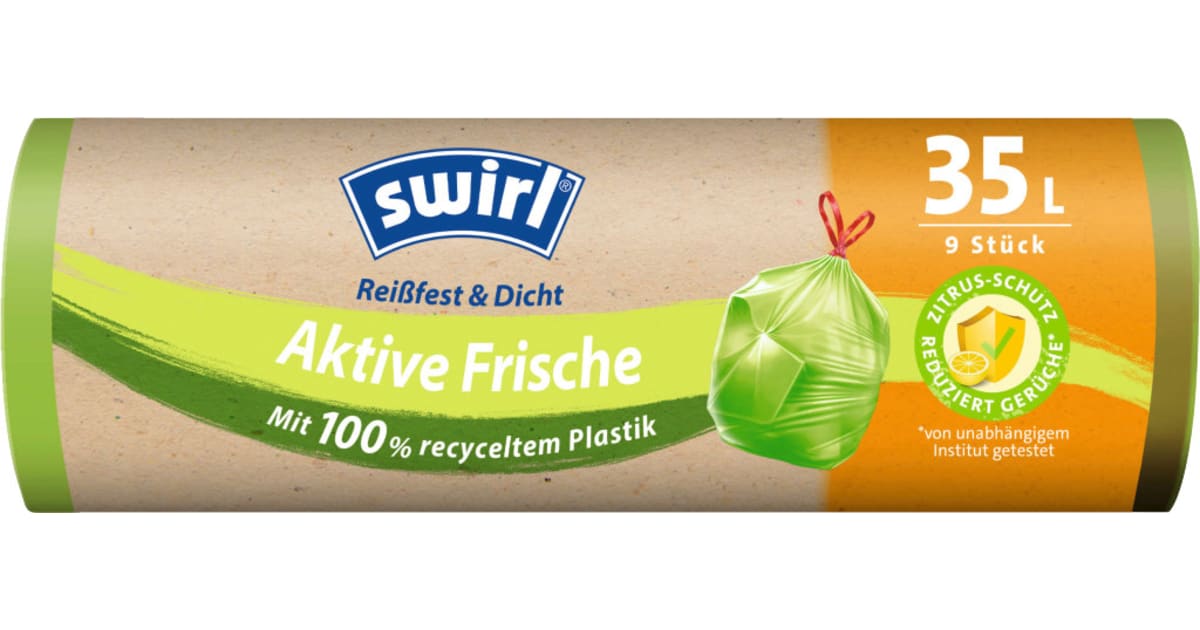 SWIRL Müllsack Aktive Frische 35l