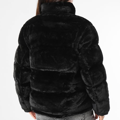 Doudoune Fourrure Femme Faux Fur 6854 Noir