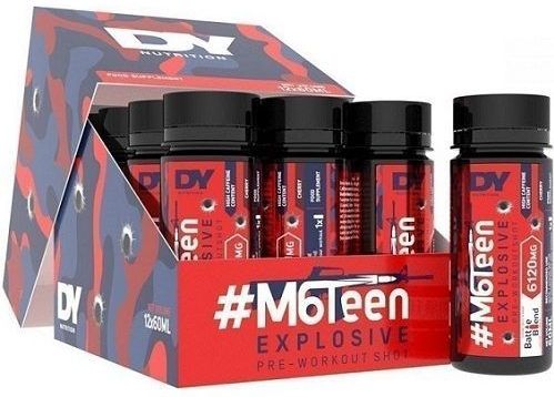 M6Teen Pre-Workout Shots 12x 60ml Mojito