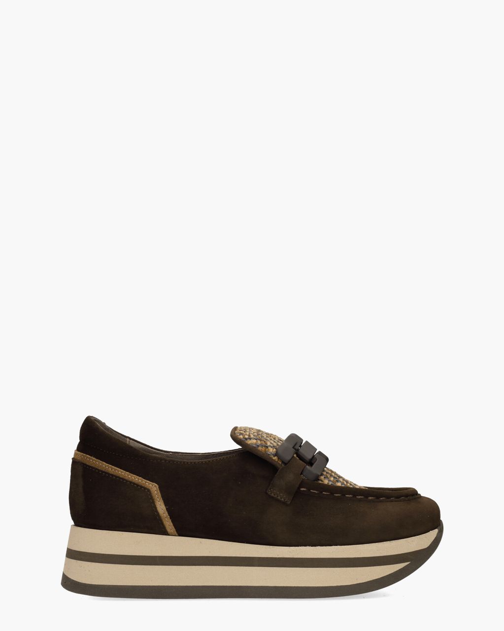 Softwaves Celine Donkerbruin Damesloafers
