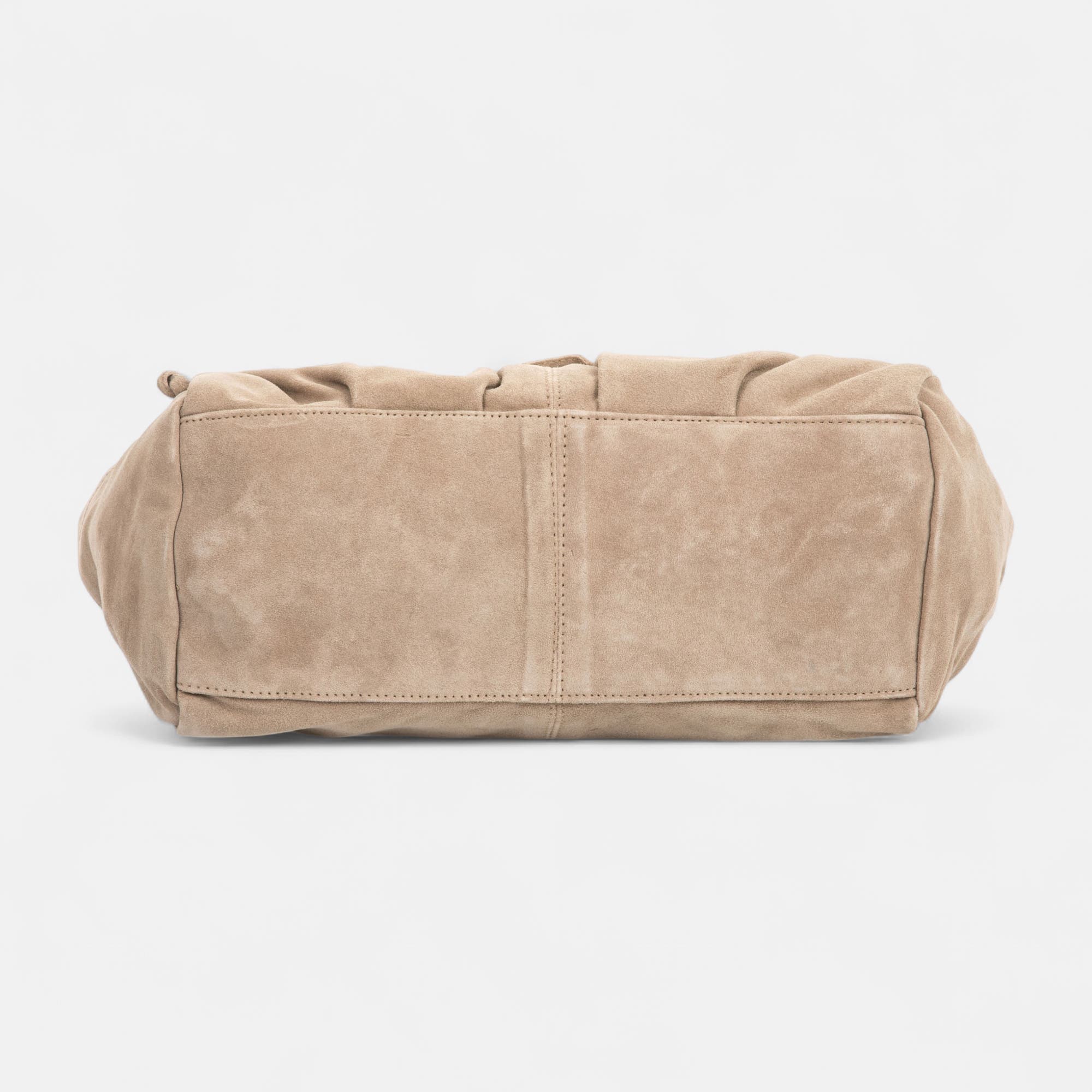 Sac à main en cuir beige