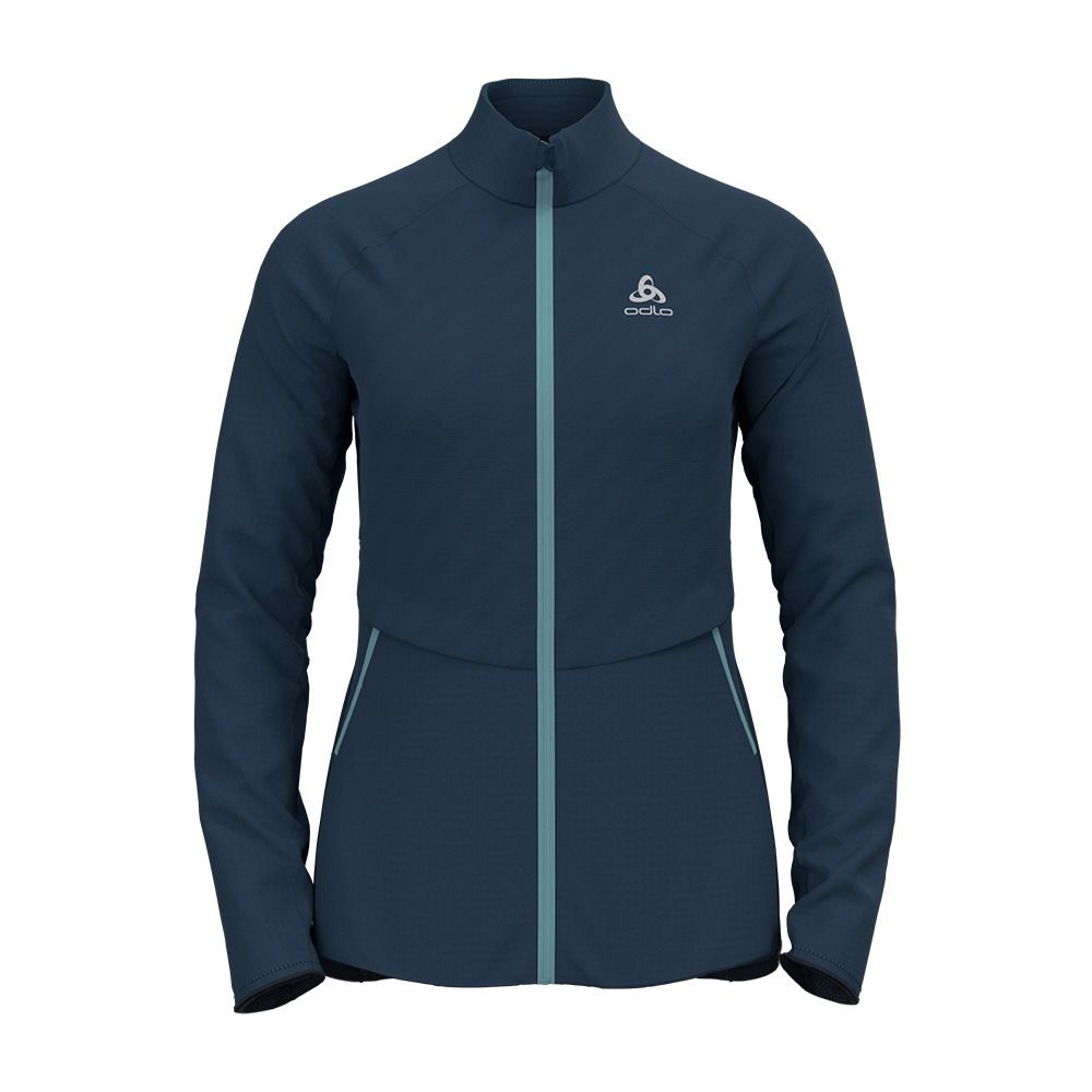 Odlo SESVENNA HYBRID S-THERMIC - Polaire Femme blue wing teal