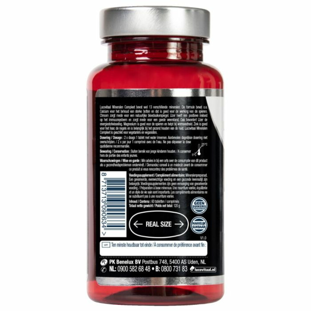 2x Lucovitaal Mineralen Compleet 60 capsules