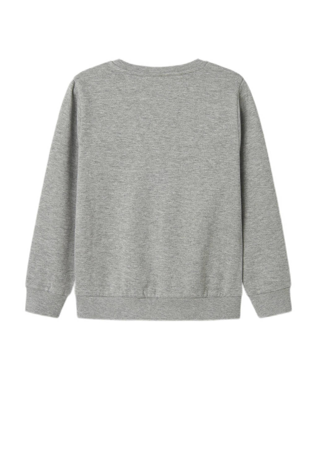 NAME IT sweater grijs melange