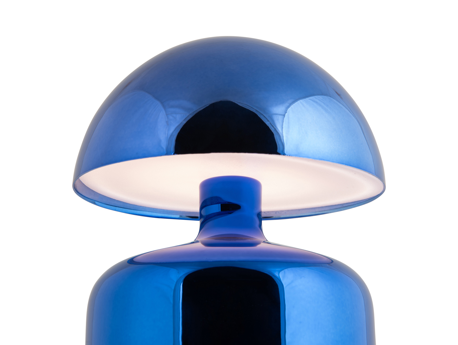 Table lamp Impetu LED dark blue plated