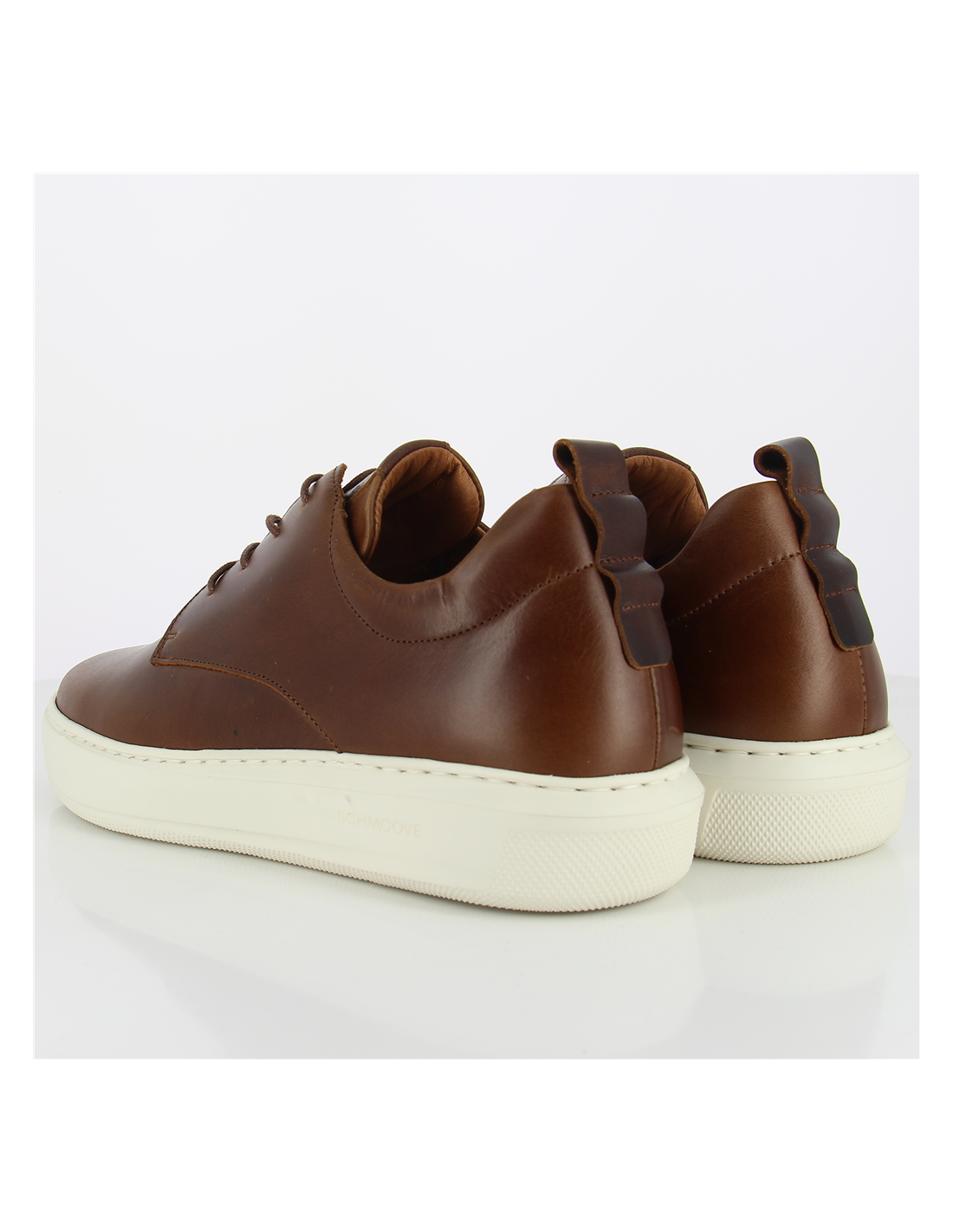 schmoove derbies homme bump derby cuir marron