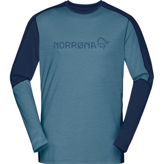 Norrøna Falketind Equaliser Merino Round Neck Langarmshirt Trooper Herren