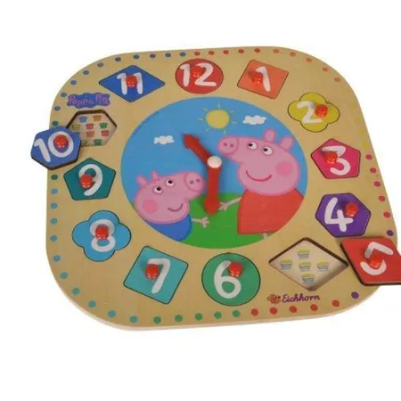 Eichhorn Peppa Pig Lernuhr