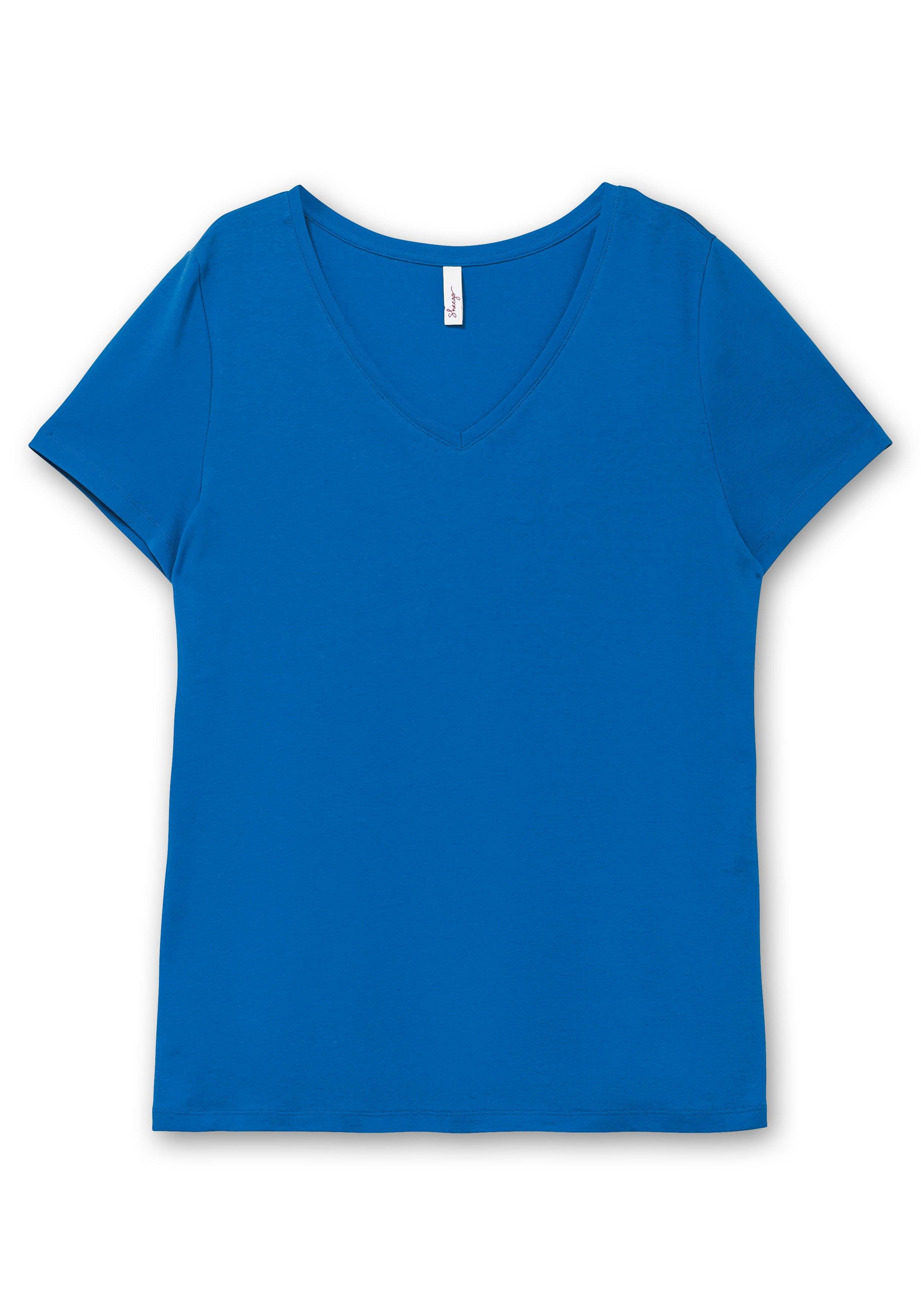 T-Shirt mit V-Ausschnitt
