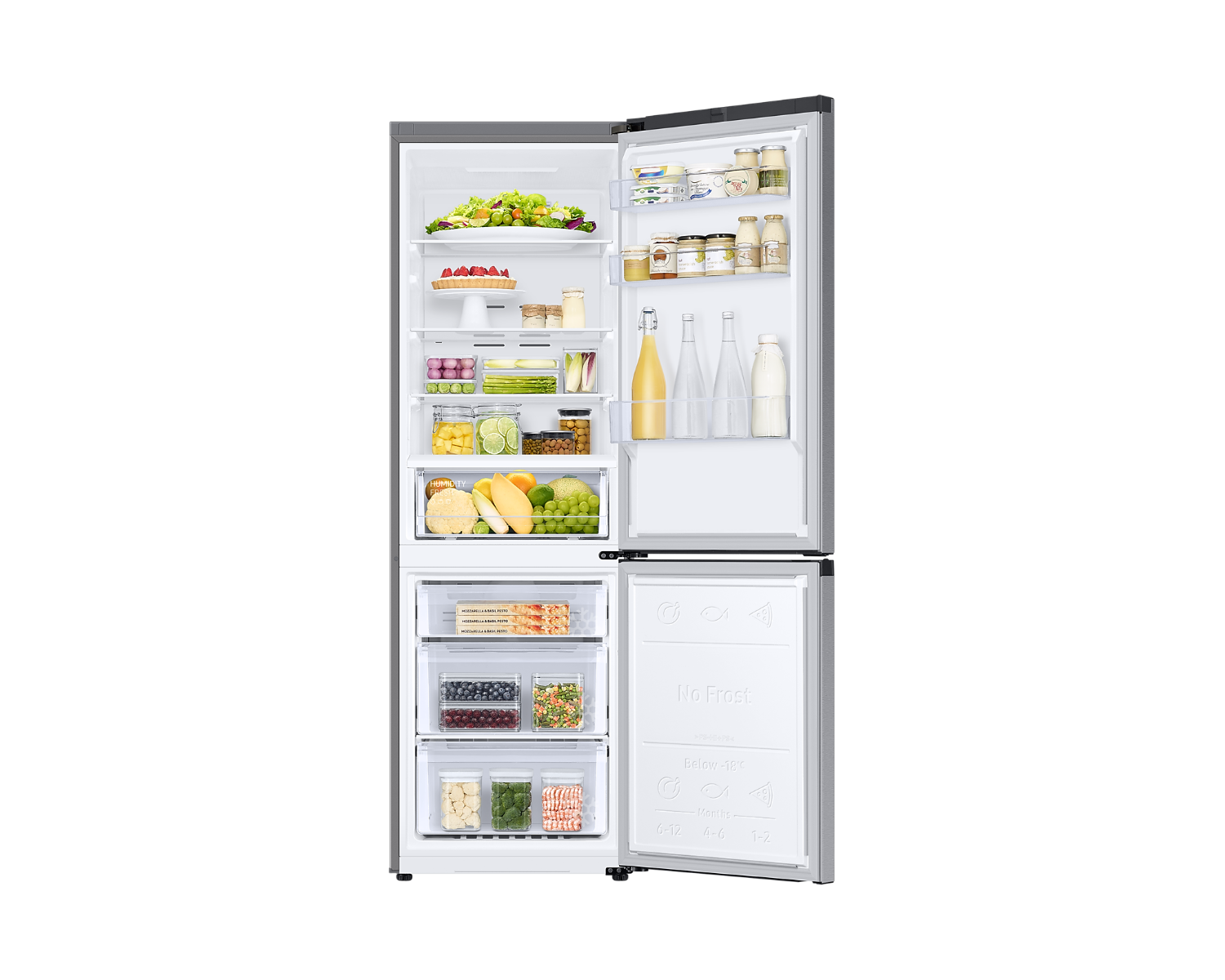 Samsung Koel-vriescombinatie RB34C670DSA/EF - 344L - no frost