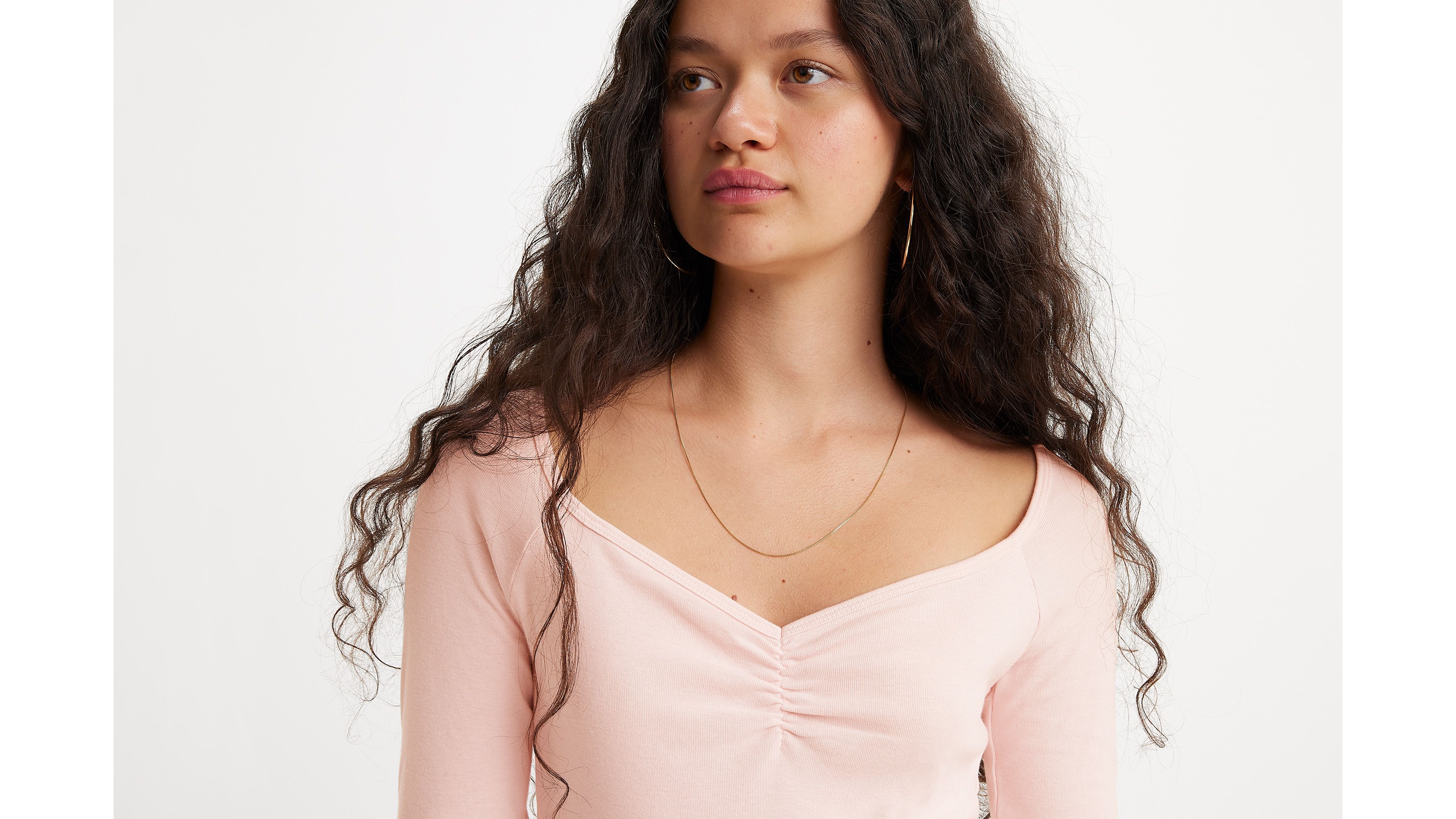 Haut manche longue Heavenly - Mauve Chalk - Rose