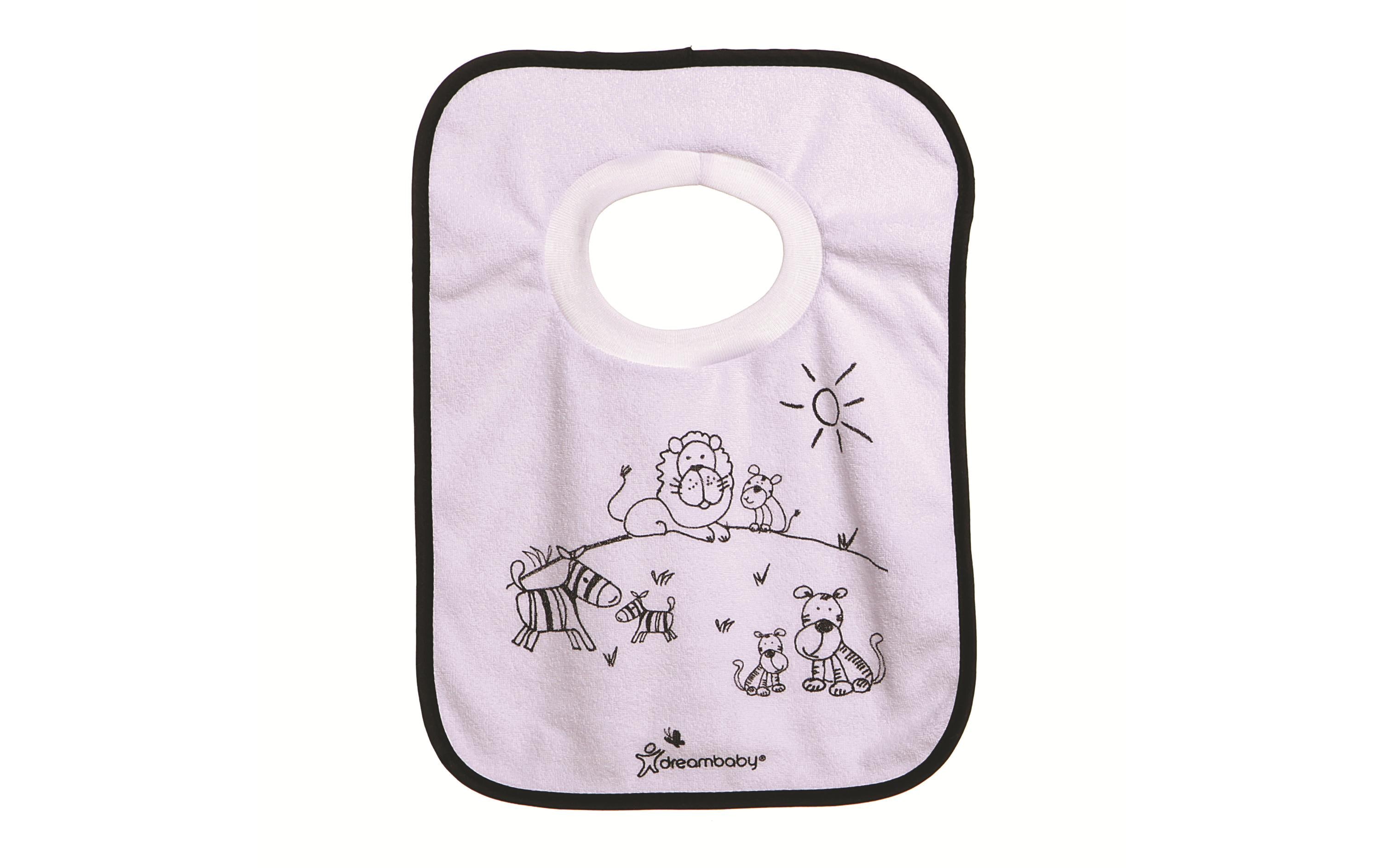 Lätzchen Jungle 4er Set 36 x 26 cmFrottee Überziehlätzchen
