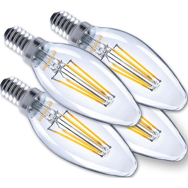 Sylvania ToLEDo LED lamp filament kaars E14 4.5W 470lm 2700K