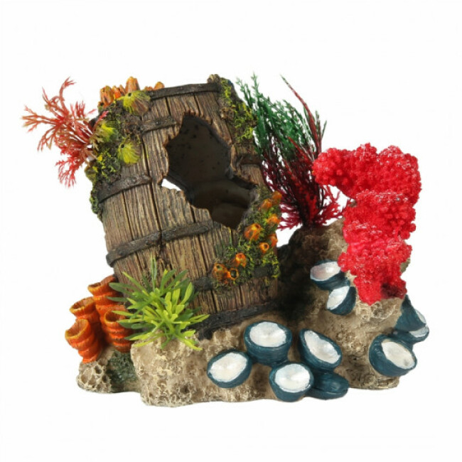 Décoration pour aquarium artefact coulé en résine Aqua Della