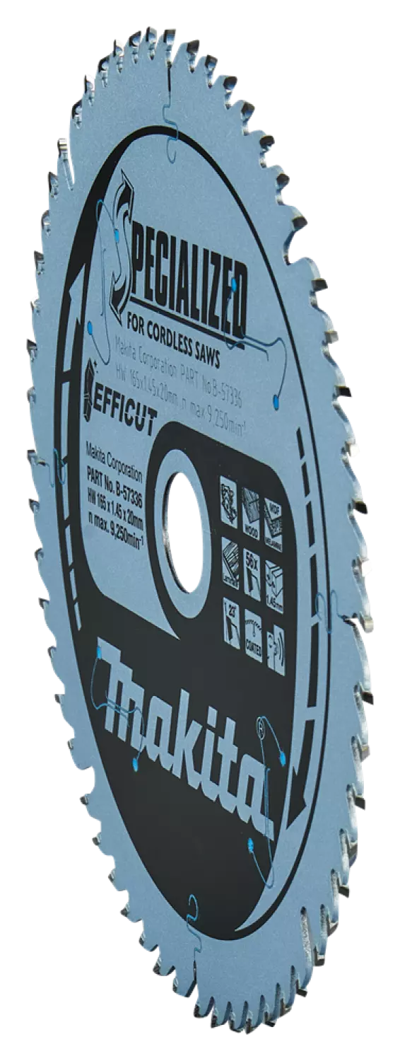 Makita B-57336 Cirkelzaagblad - Efficut 165x20x1,45 56T - Hout