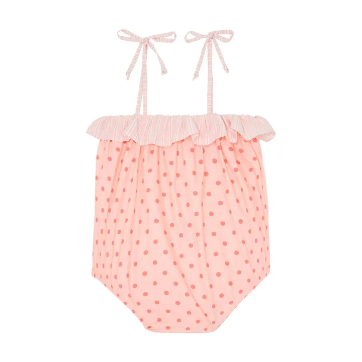 Zhoe & Tobiah Maillot 1 Pièce à Pois | Rose pêche