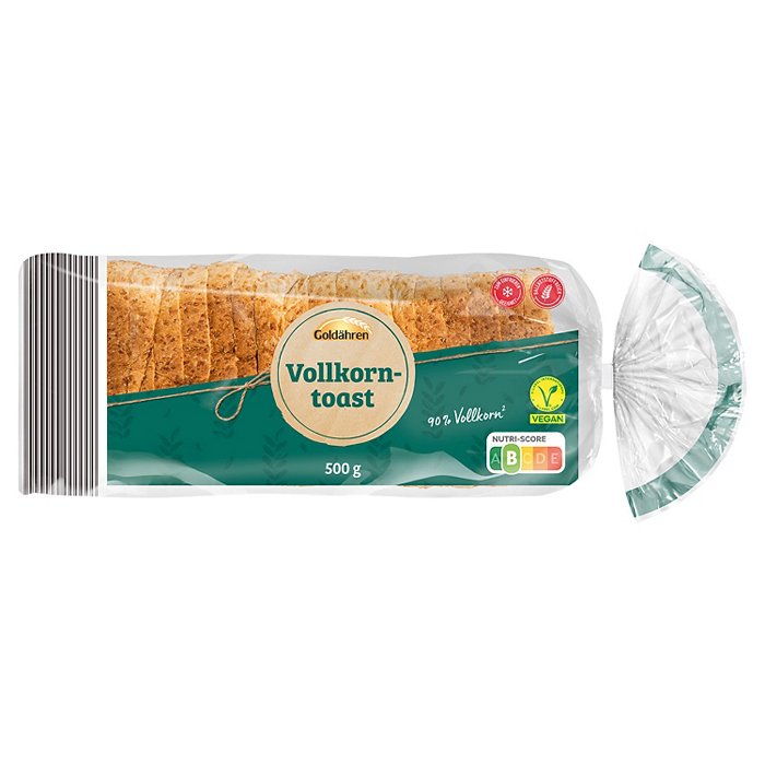 GOLDÄHREN Vollkorntoast 500 g