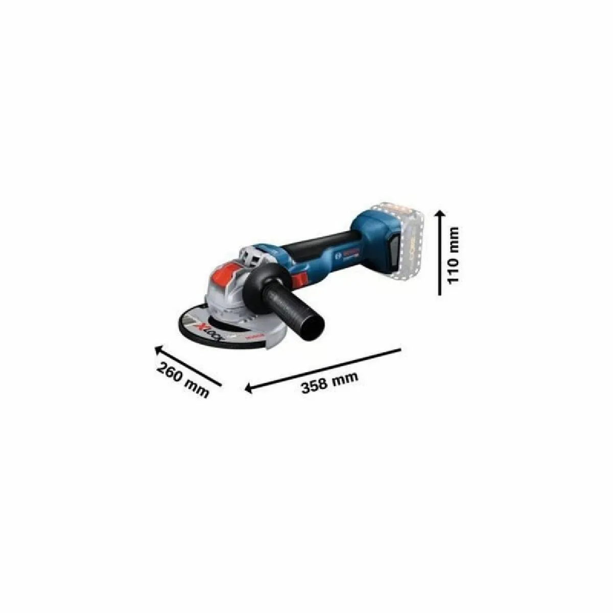 Bosch GWX 18V-10 - Meuleuse d'angle 18 V