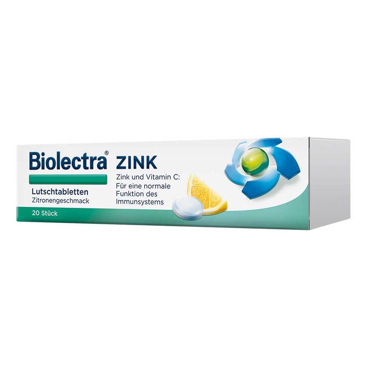 Biolectra Zink Lutschtabletten, 20 St